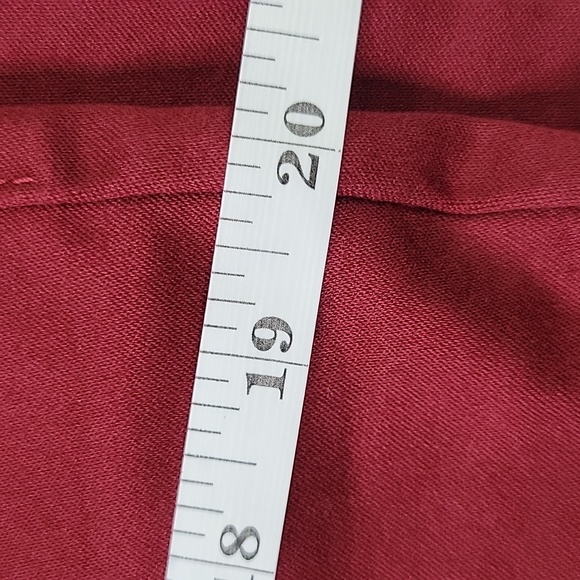 DG2 by Diane Gilman Wine Cropped Pants NWT SZ L P - Picture 7 of 13